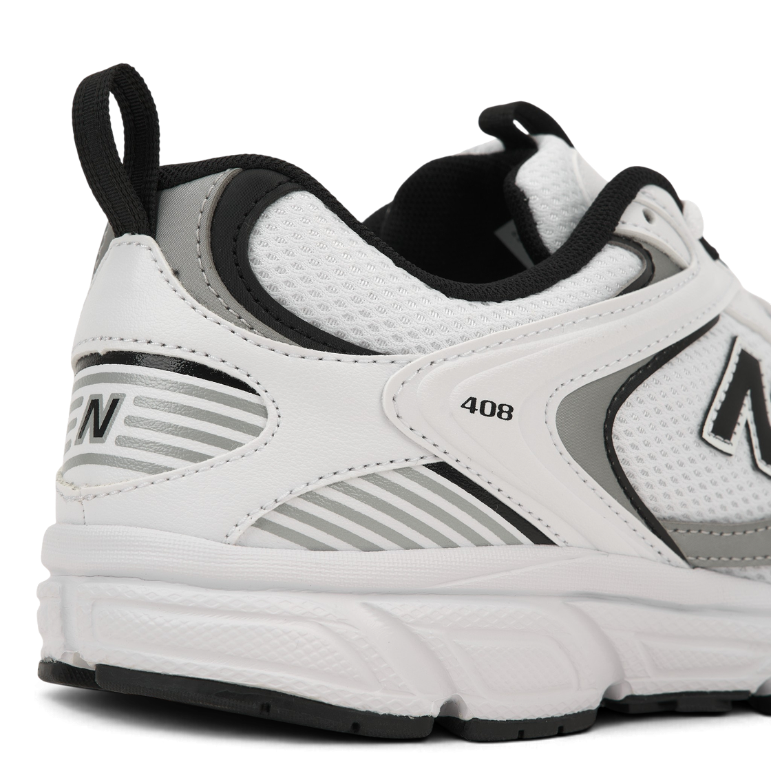 뉴발란스 408 화이트 블랙 - D 스탠다드(New Balance 408 White Black - D Standard) - 8