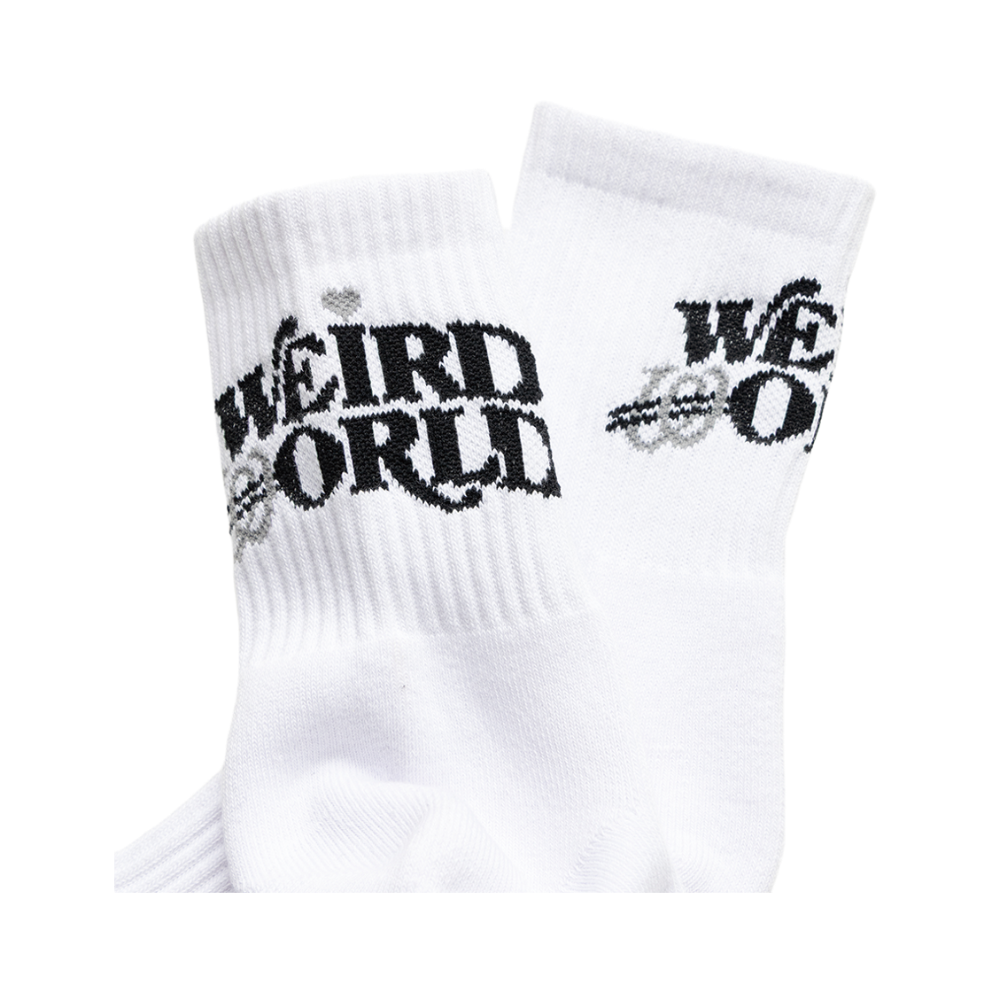 위얼드월드 아크로고 양말 화이트(Weird World Acro Logo Socks White) - 2