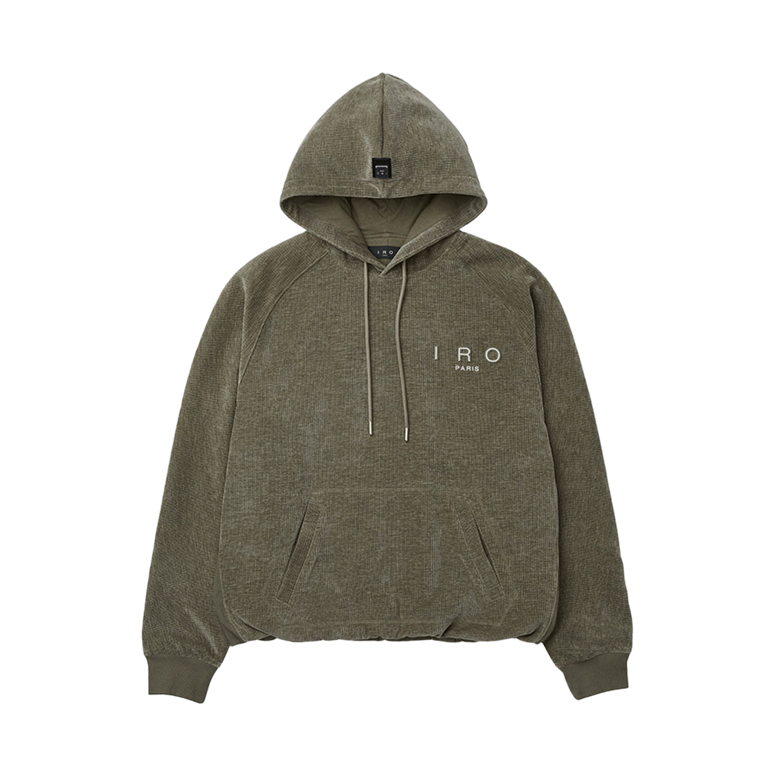 이로 카퓌슈 벨루어 후드 티셔츠 베이지(Iro Capuche Velour Hood T-Shirt Beige)