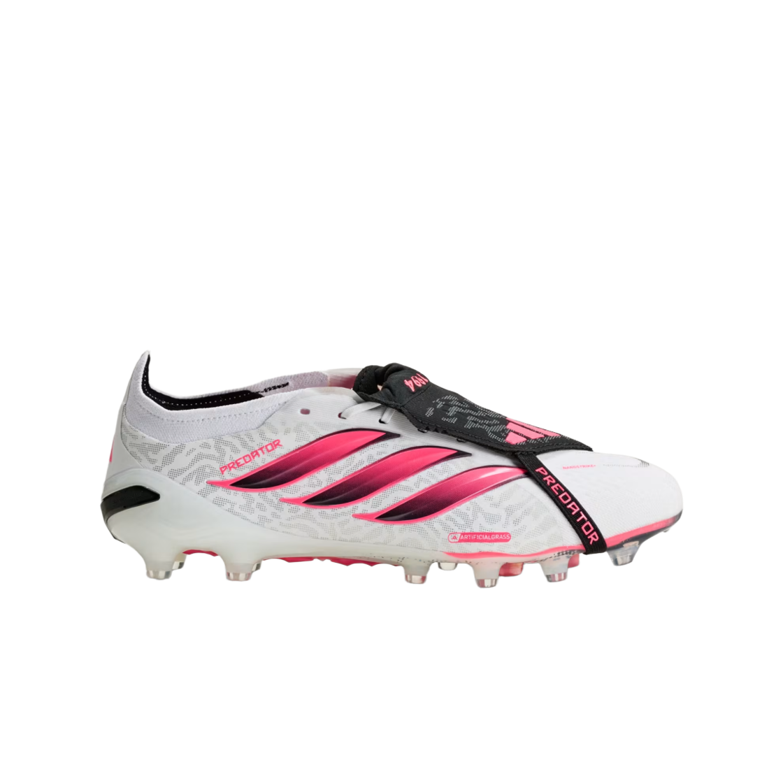 IH4707 Adidas Predator Elite Fold Over Tongue Artificial Ground Soccer Cleats Cloud White Solar Turbo