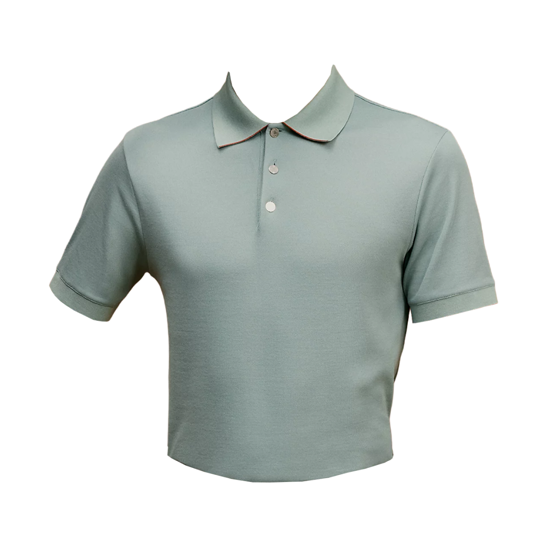 H800271E19 Hermes Double Jeu Technical Polo Celadon