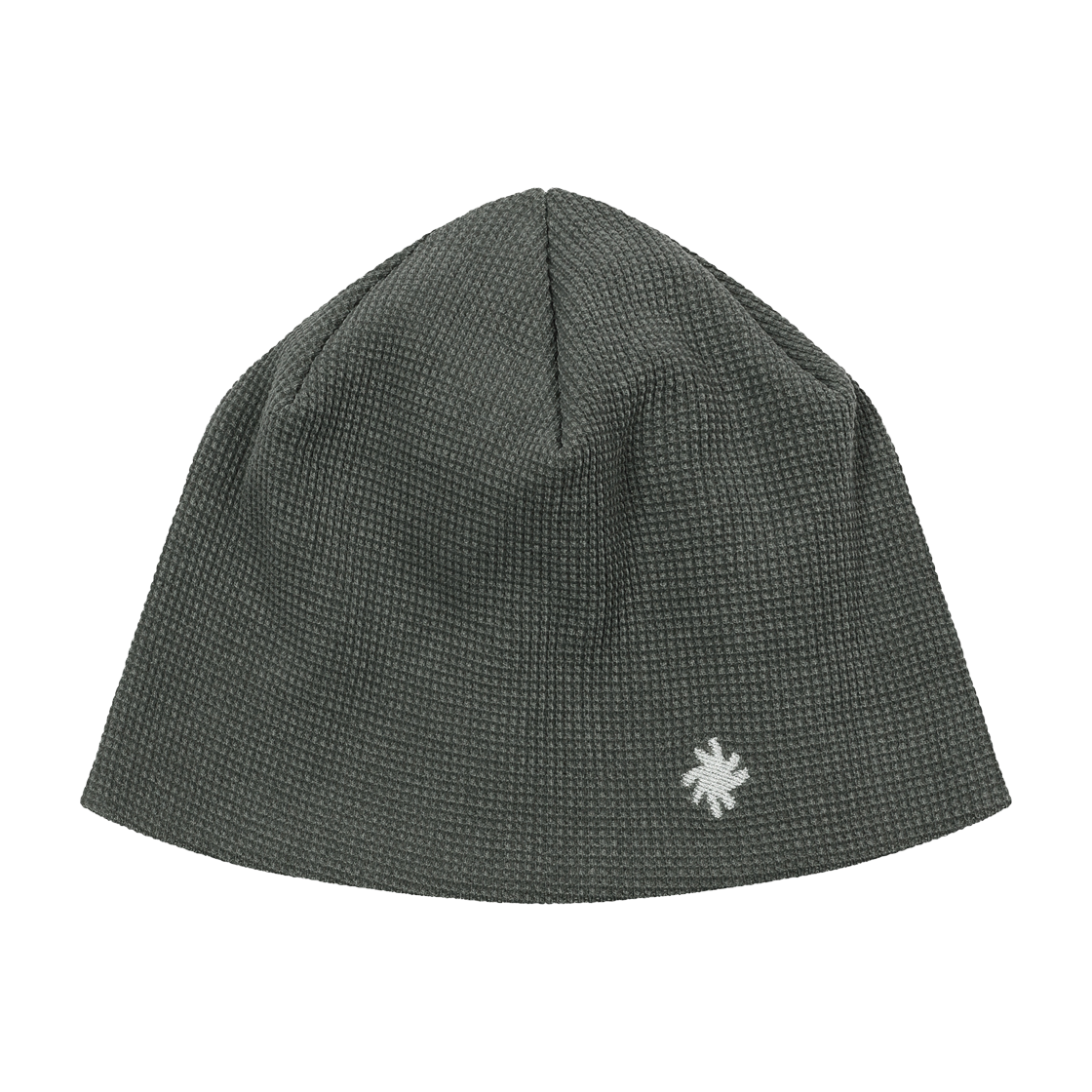 SR16BEA01KH SLOW RECORD HOUSE Pixel Logo Waffle Beanie Khaki
