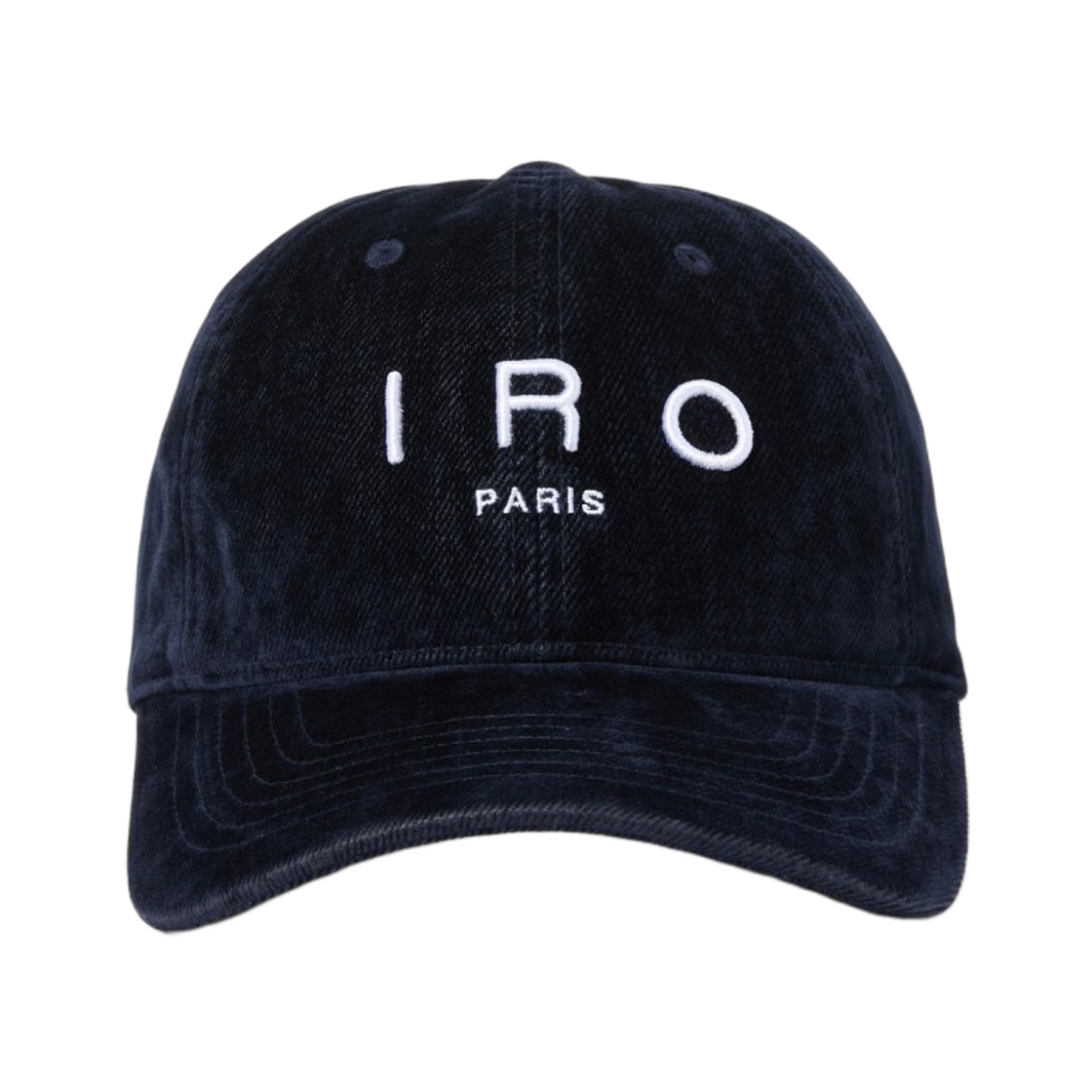 이로 블뢰 벨벳 데님 볼캡 네이비(Iro Bleu Velvet Denim Ball Cap Navy) - 3
