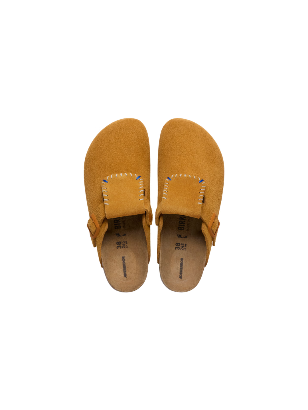 Birkenstock x Ader Error Boston Cap Black, Birkenstock x Ader Error Boston Flap Honey - Regular 착용 스타일 - 3