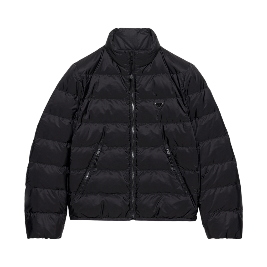 SGD143-1WQ9-F0002 Prada Medium-Weight Re-Nylon Down Jacket Black