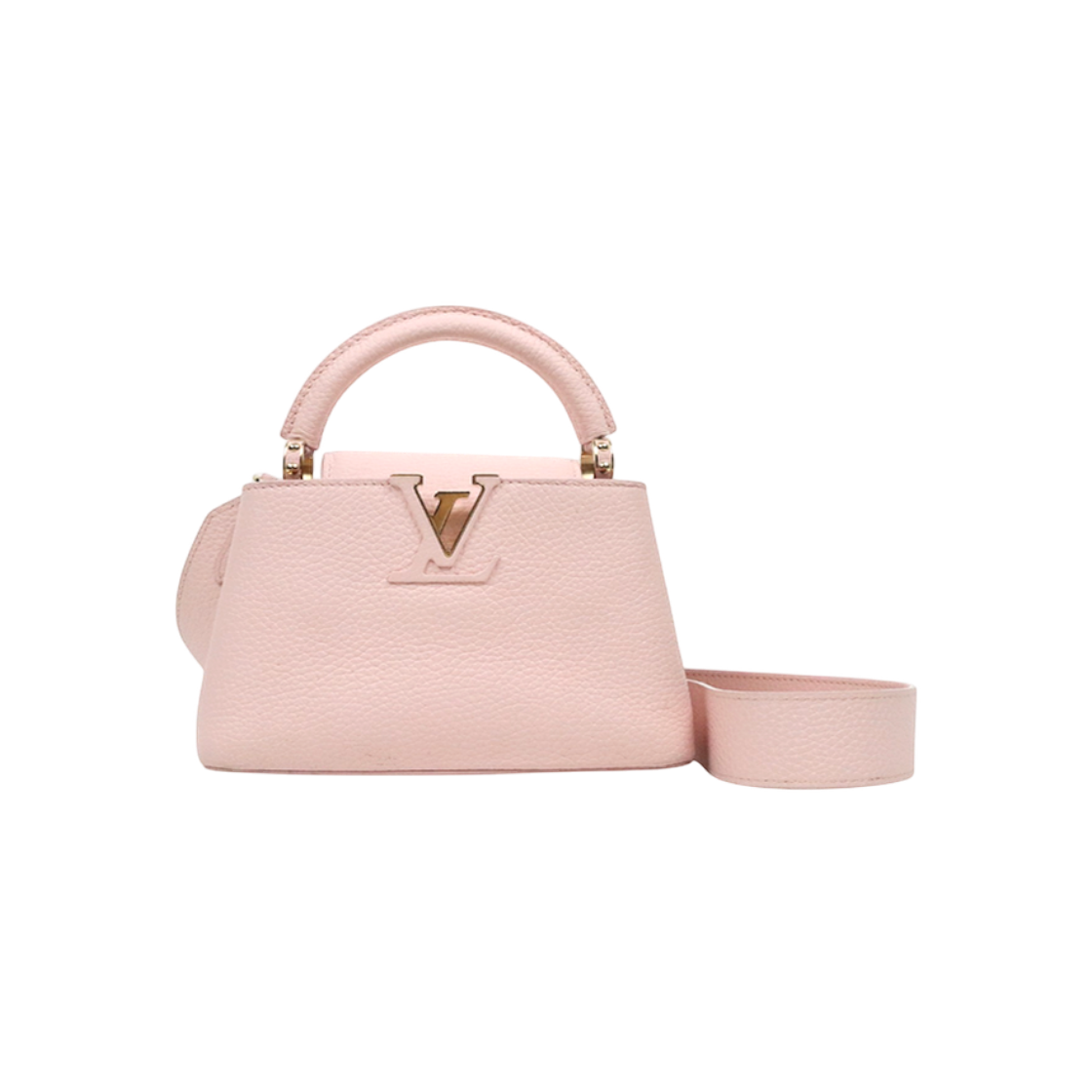IT6S8ONRC4HP Louis Vuitton Pink Mini Capucines 2-Way Bag A-A63138
