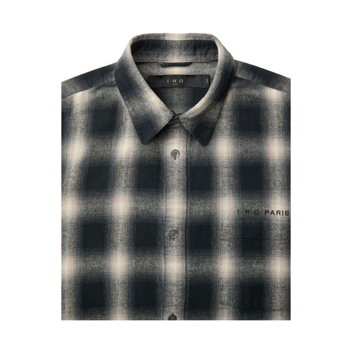 이로 리에르 체크 셔츠 블랙(Iro Lierre Check Shirt Black) - 4