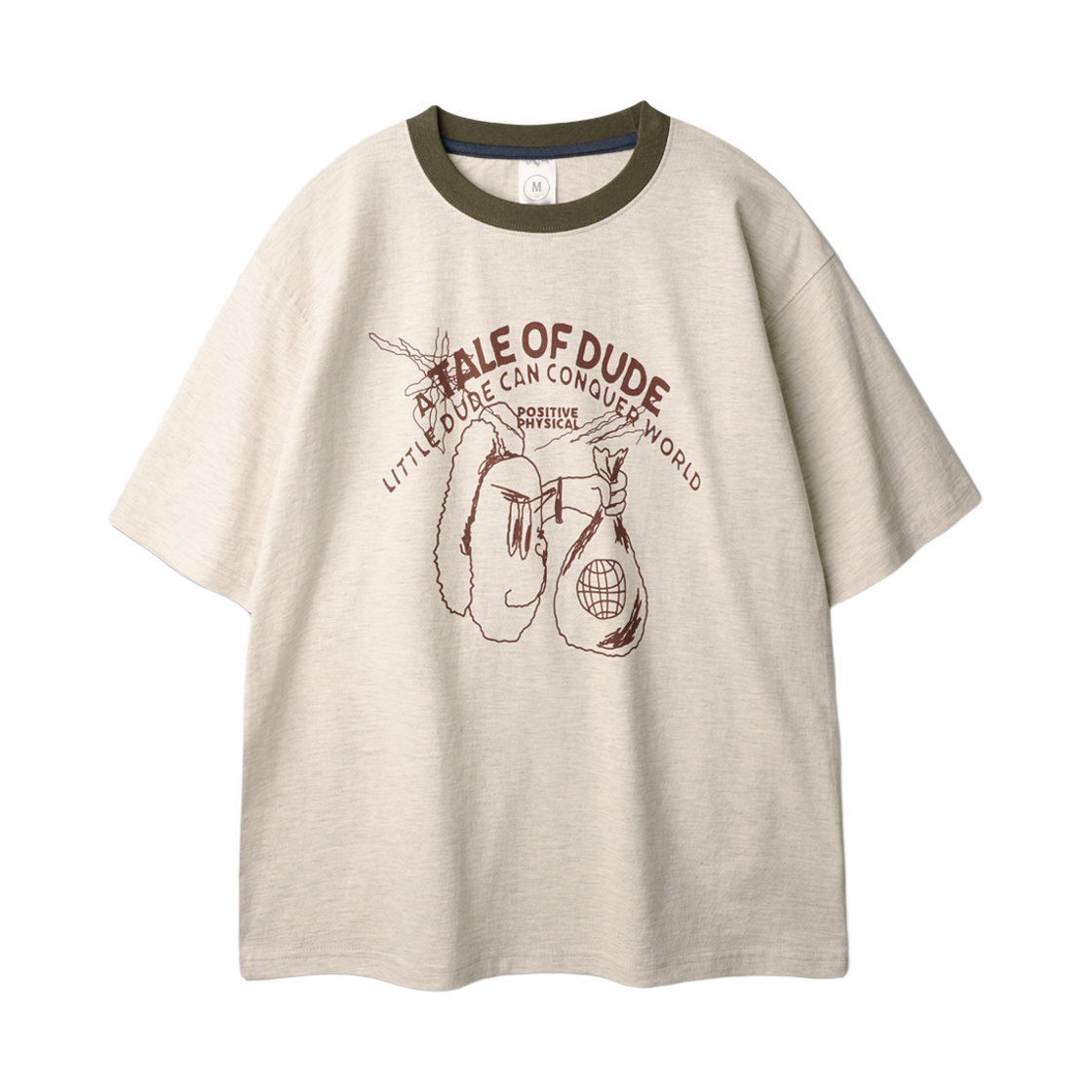 제멋 듀드 반팔티셔츠 오트밀 JIST2629(JEMUT Dude Short T-shirt Oatmeal JIST2629)
