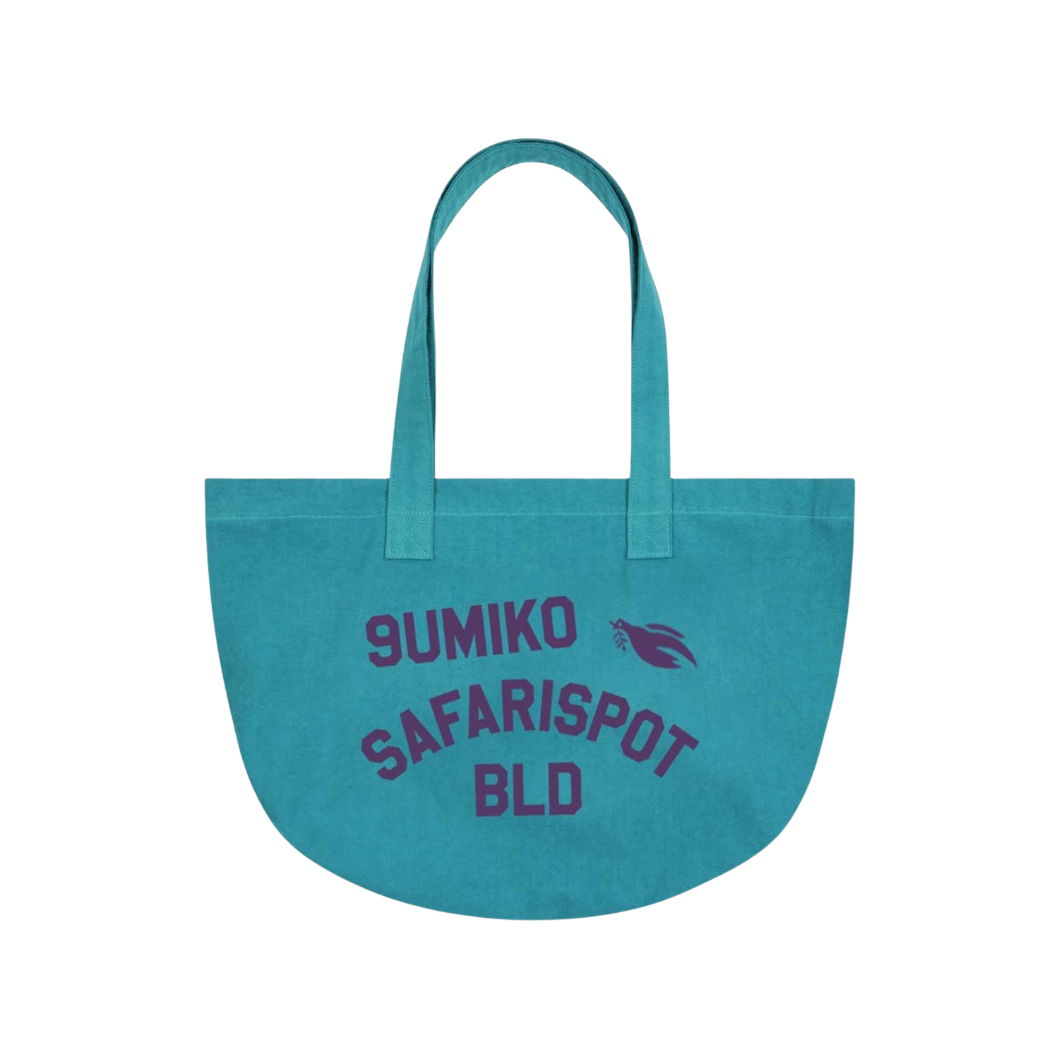 사파리스팟 X 구미코 토트 백 (블루)(Safarispot X 9umiko Tote Bag (Blue))