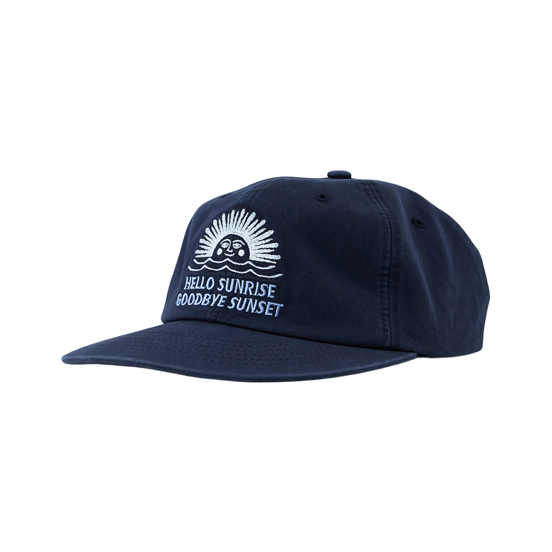 헬로선라이즈 90s 로고 6패널 캡 딥네이비(Hello Sunrise 90s Logo 6Panel Cap DEEP NAVY) - 2