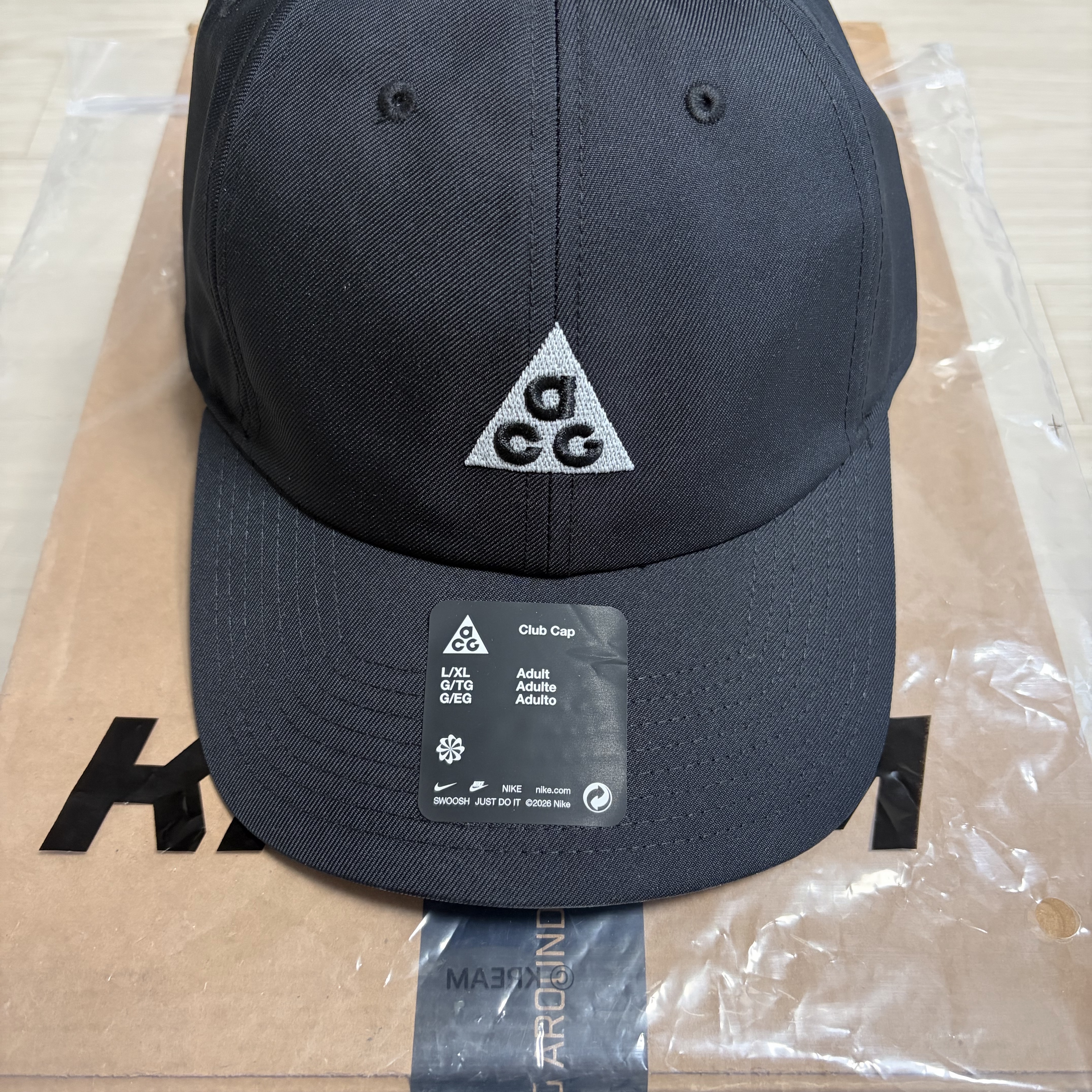 Nike ACG Club Unstructured Cap Black 착용 스타일 - 1