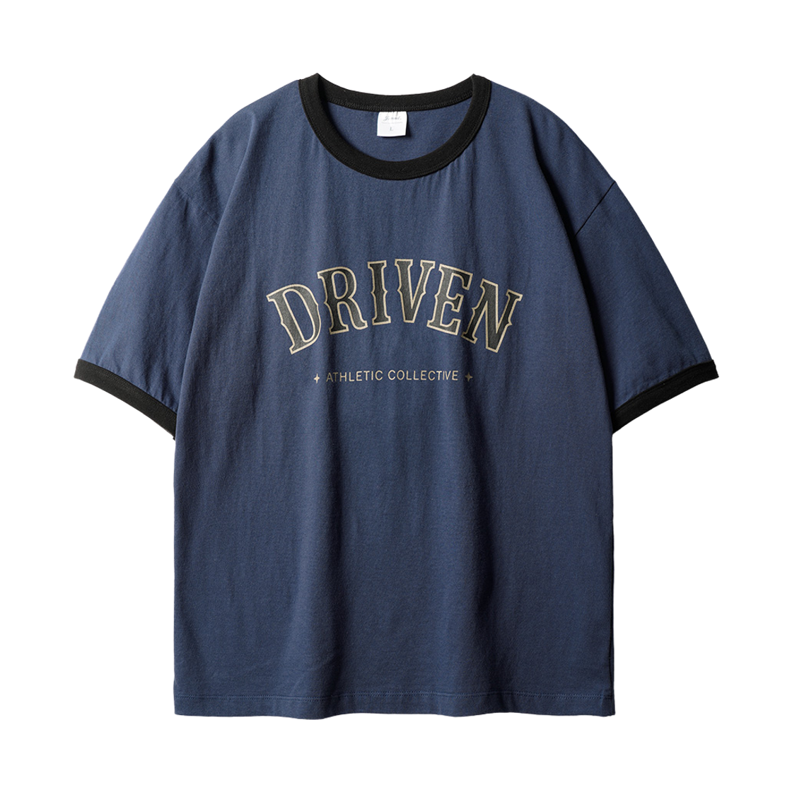 제멋 드리븐 컬리지 링거 티셔츠 네이비 MMST2708(JEMUT Driven College Ringer Short Sleeve Navy MMST2708)
