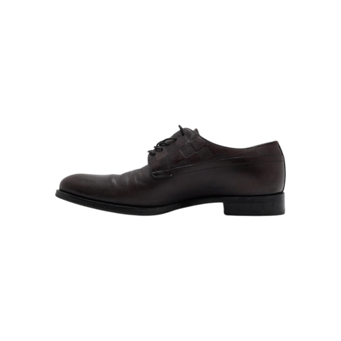 ITV23IQ25QSE Louis Vuitton Brown Damier Osman Derby Men Loafers