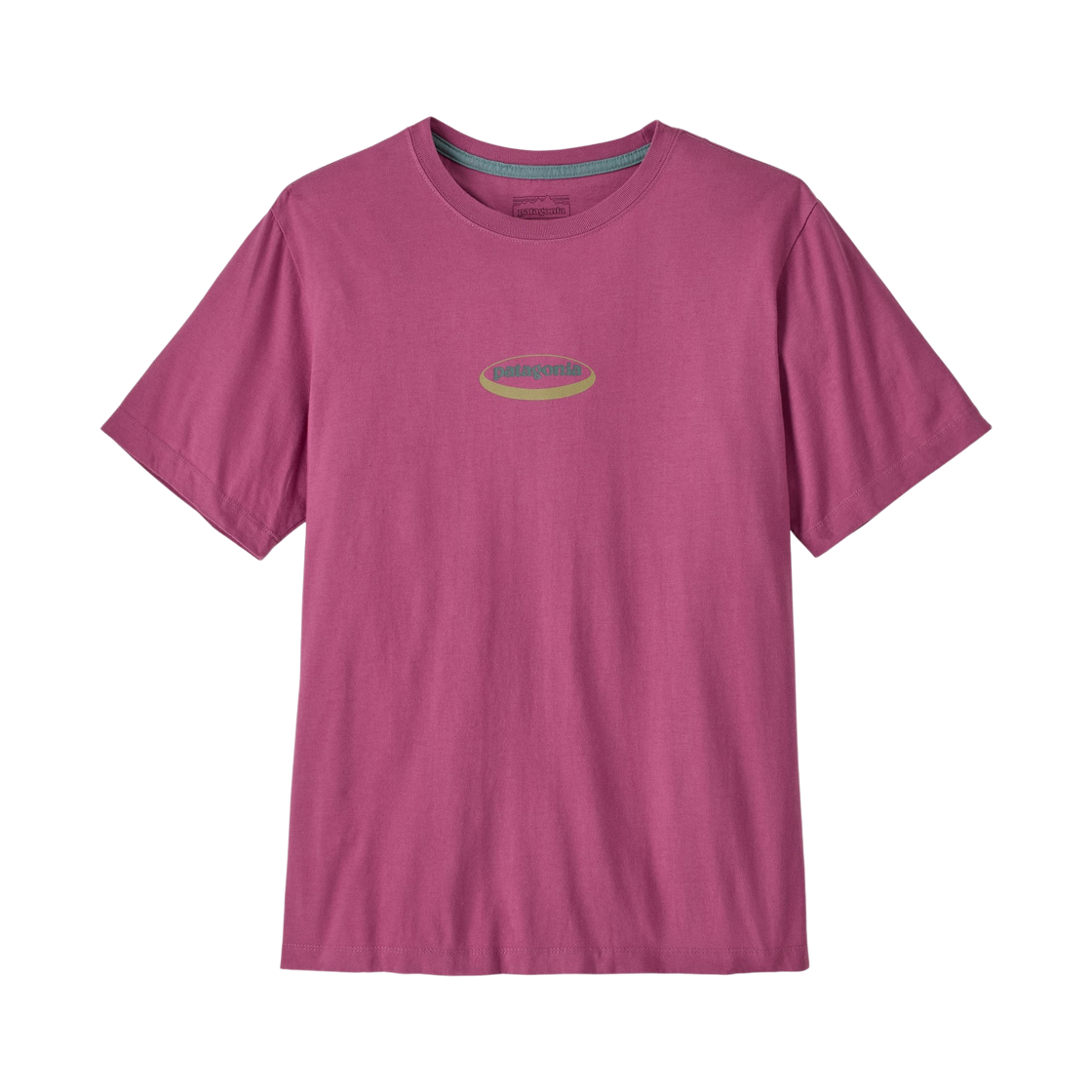 37847 Patagonia 95 Oval Logo T-Shirt Faded Magenta