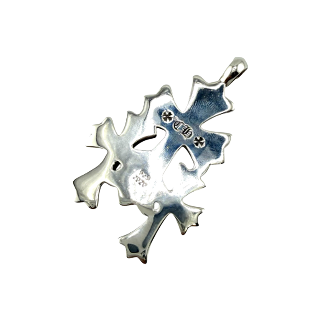 더도산 크롬하츠 트리니티 팬던트 실버(the dosan_ Chrome Hearts Trinity Cross Pendant) - 2