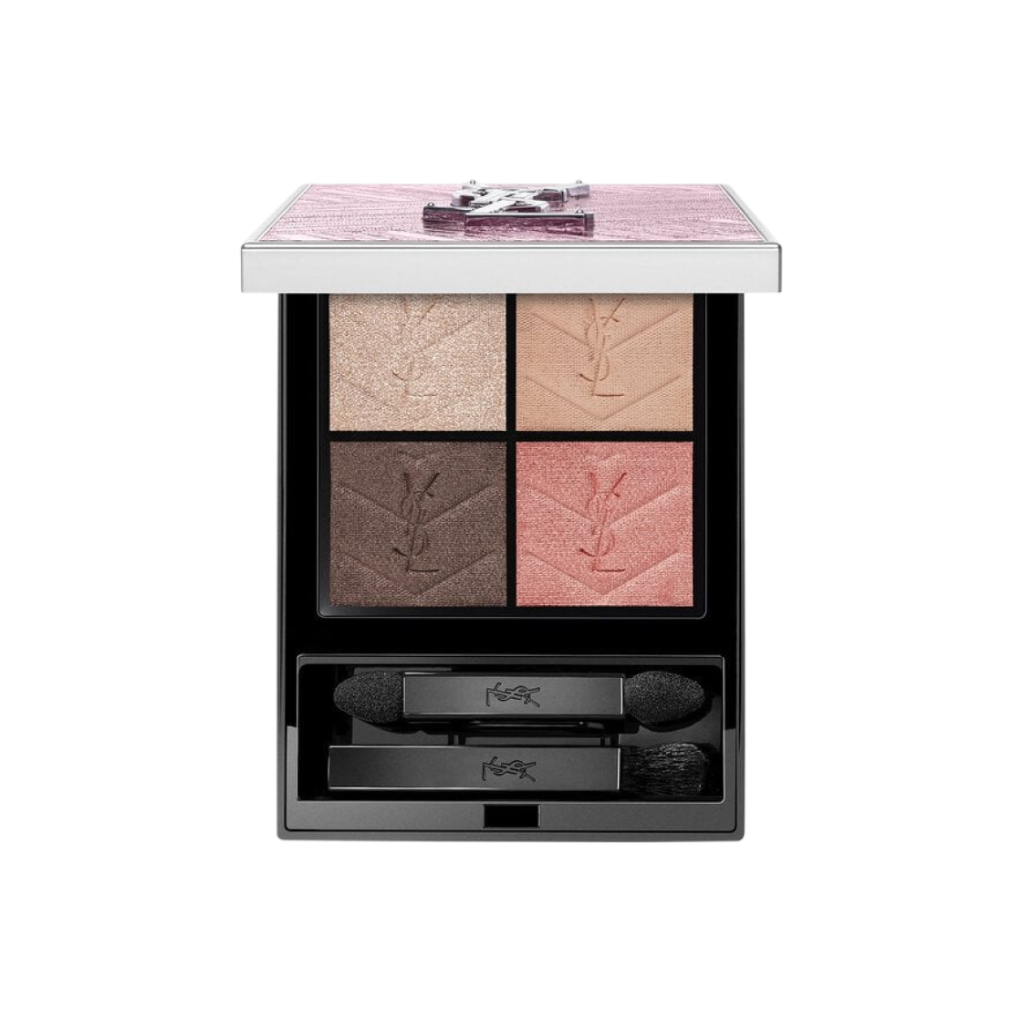 입생로랑 핑크 플리츠 컬렉션 꾸뛰르 미니 클러치 아이 팔레트 826 피치 플러트(Yves Saint Laurent Pink Pleats Collection Couture Mini Clutch Eye Palette 826 Peach Flirt) - 1