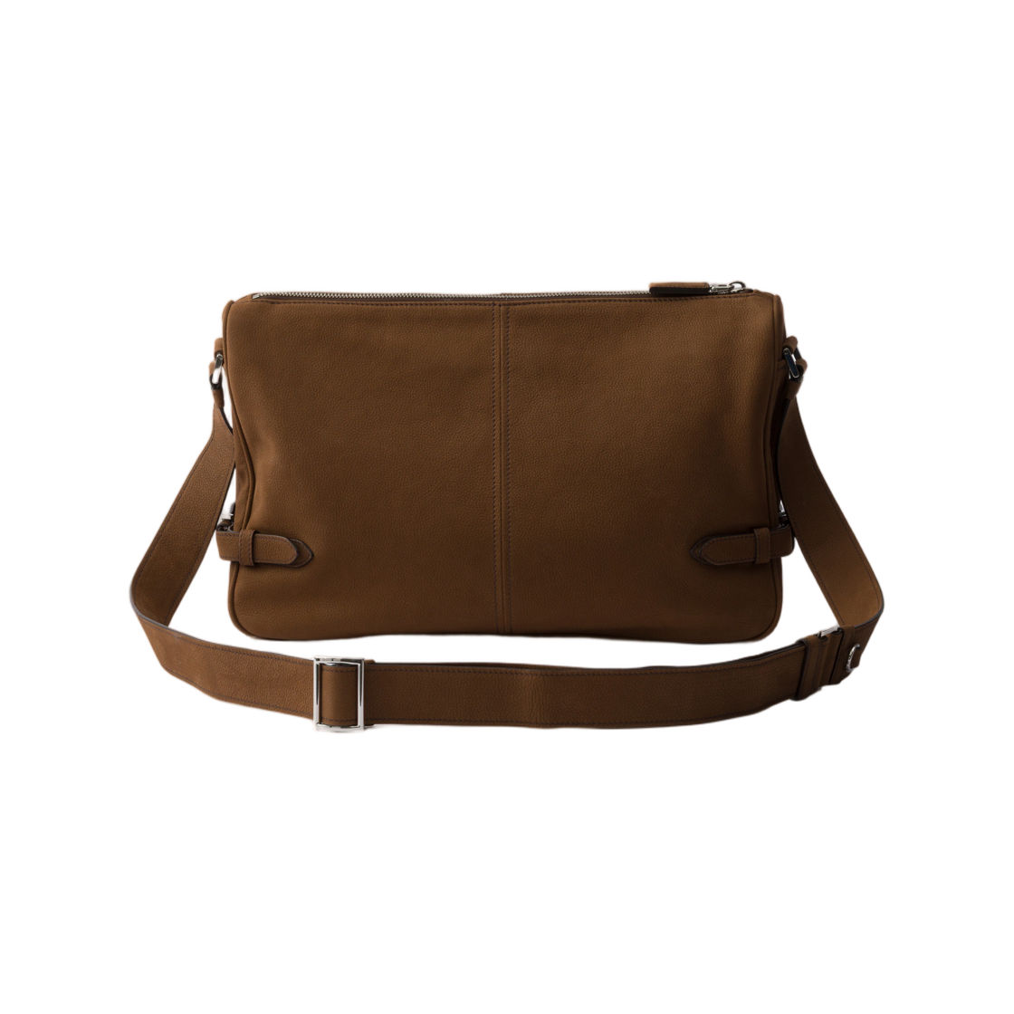 프라다 누벅 레더 숄더백 코코아 브라운(Prada Nubuck Leather Shoulder Bag Cocoa Brown) - 2