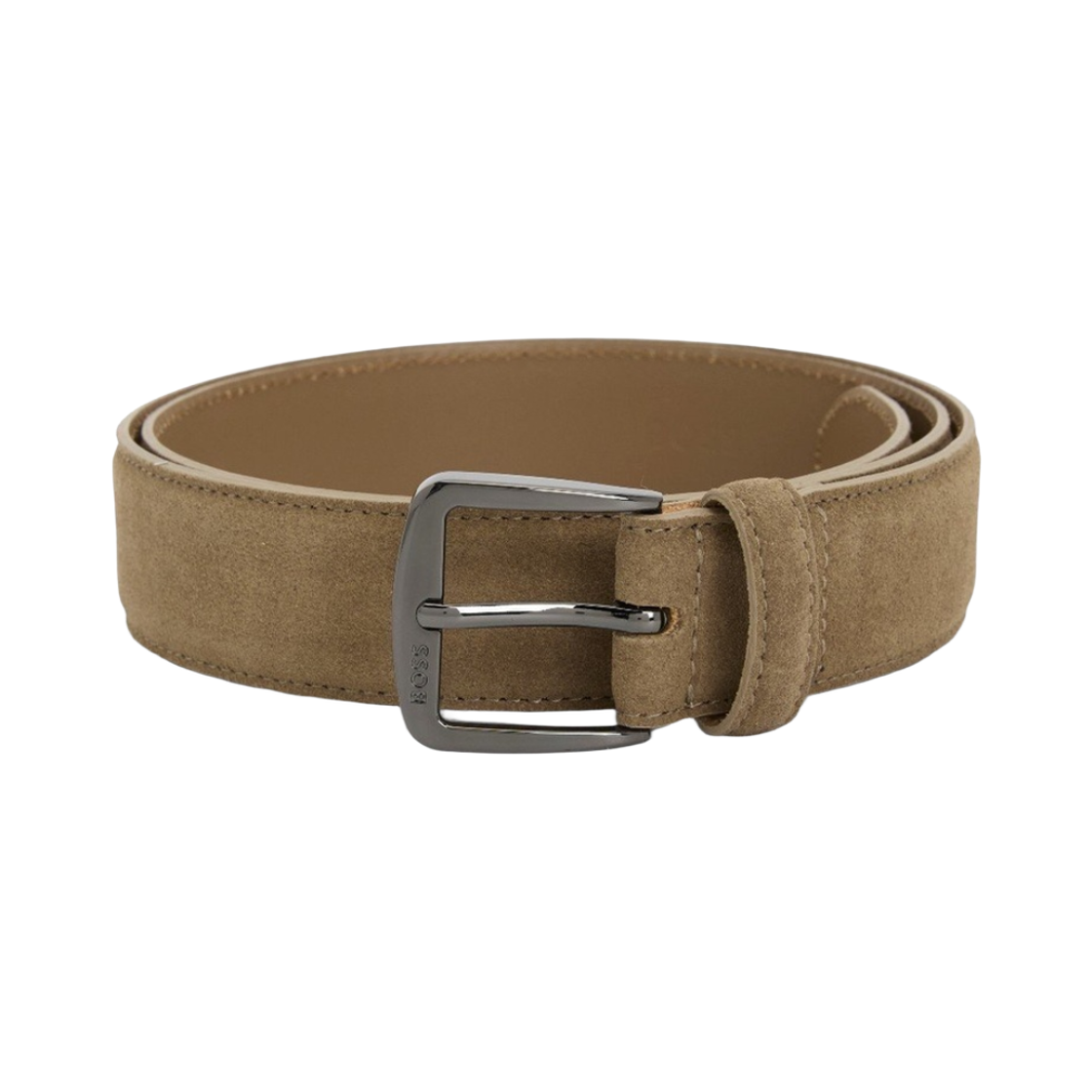 휴고 보스 레더 벨트 그레이 베이지(Hugo Boss Leather Belt Grey Beige)