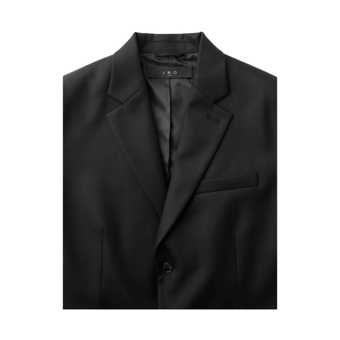 이로 퓌르 싱글 베이직 자켓 블랙(Iro Pur Single Basic Jacket Black) - 4
