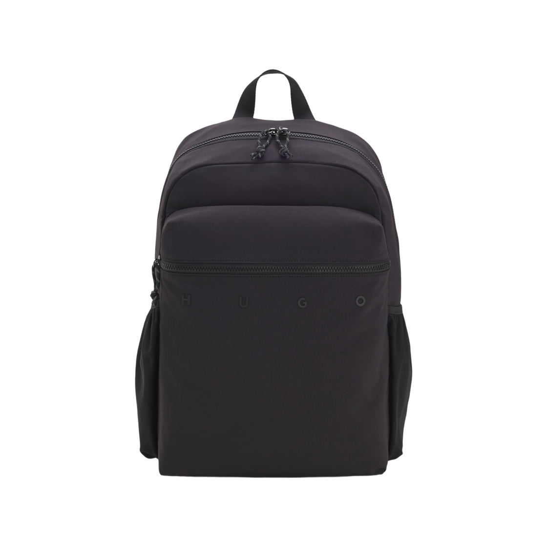 휴고 보스 와이드 세트 로고 디테일 백팩 블랙(Hugo Boss Backpack with Wide Set Logo Detail Black)