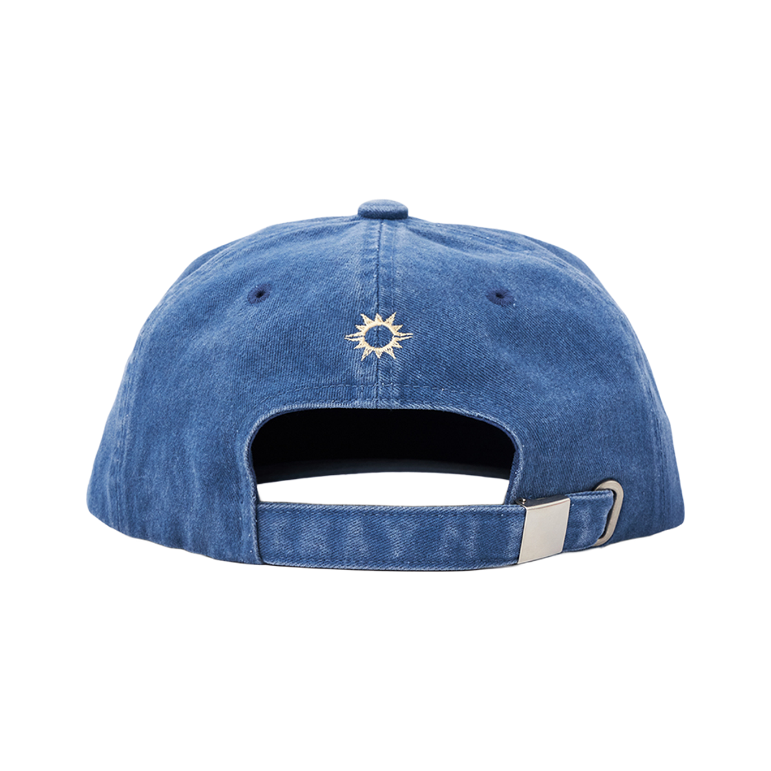 헬로선라이즈 워시드 빈티지 캣 로고 6패널 캡 빈티지 블루(Hello Sunrise Washed VTG Cat Logo 6panel Cap Vintage Blue) - 3