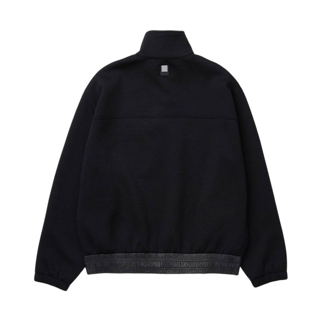 이로 미뉘 쿠션지 하프집업 티셔츠 블랙(Iro Minuit Cushion Fabric Half-Zip T-Shirt Black) - 3
