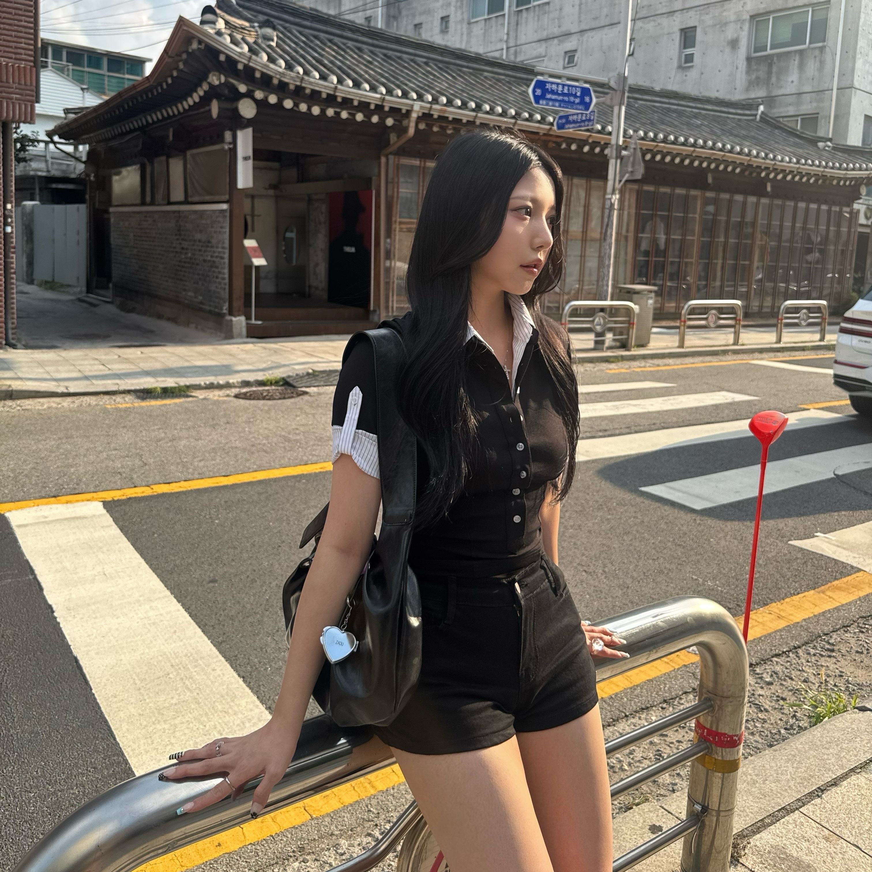 For Appeal Carry Light Hobo Bag  Black, Nff Bubblepop Ring Clear 착용 스타일 - 2
