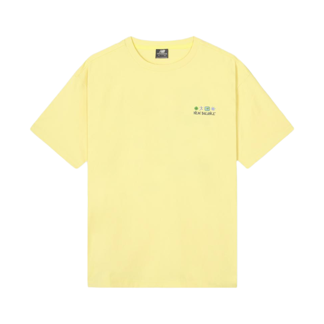 뉴발란스 써니 레이니 일러스트 숏슬리브 티셔츠 옐로우(New Balance Sunny Rainy Illust Short Sleeve T-Shirt Yellow) - 2