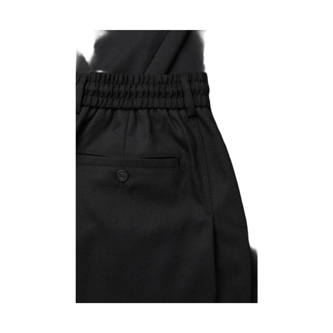 이로 레제 울 벌룬핏 밴딩 슬랙스 블랙(Iro Leger Wool Balloon Fit Banding Slacks Black) - 6
