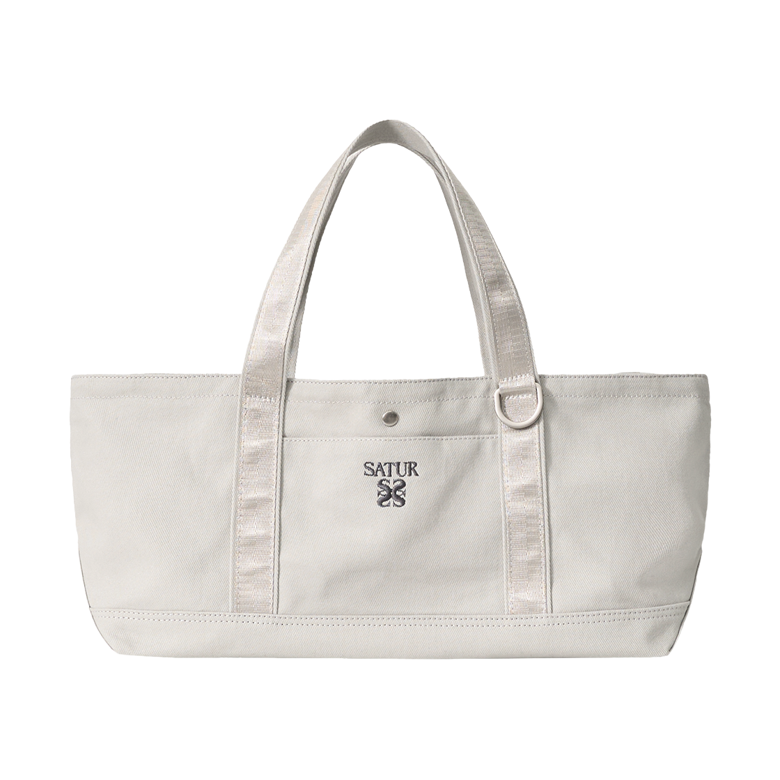 SA263UAB03LGY0 SATUR Loren Classic Logo Tote Bag Light Gray