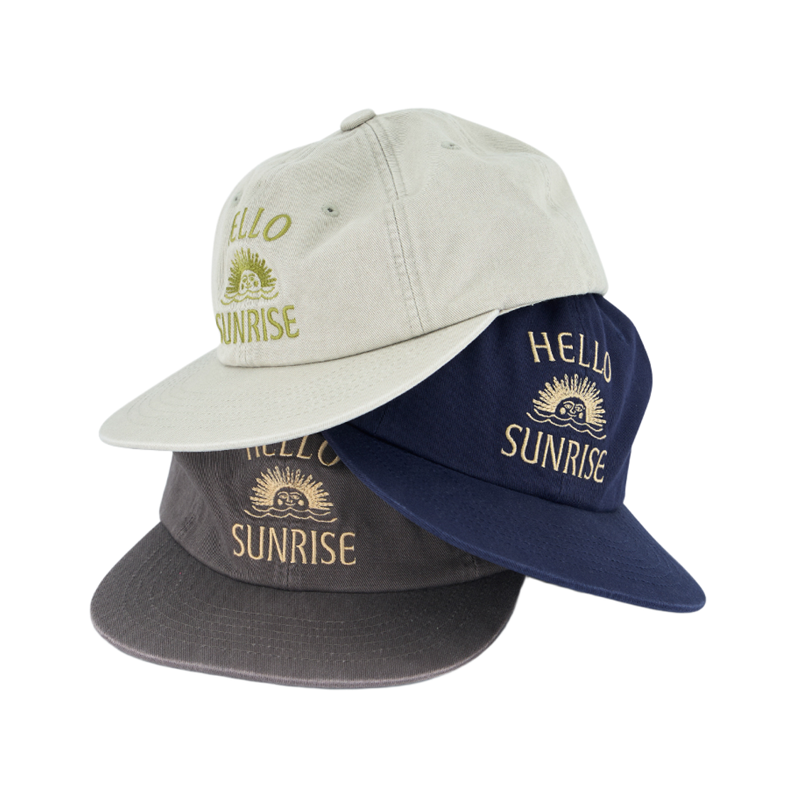 헬로선라이즈 브로드웨이 릴랙스드 핏 6패널 캡 네이비(Hello Sunrise Broadway Relaxed Fit 6P Cap NAVY) - 4