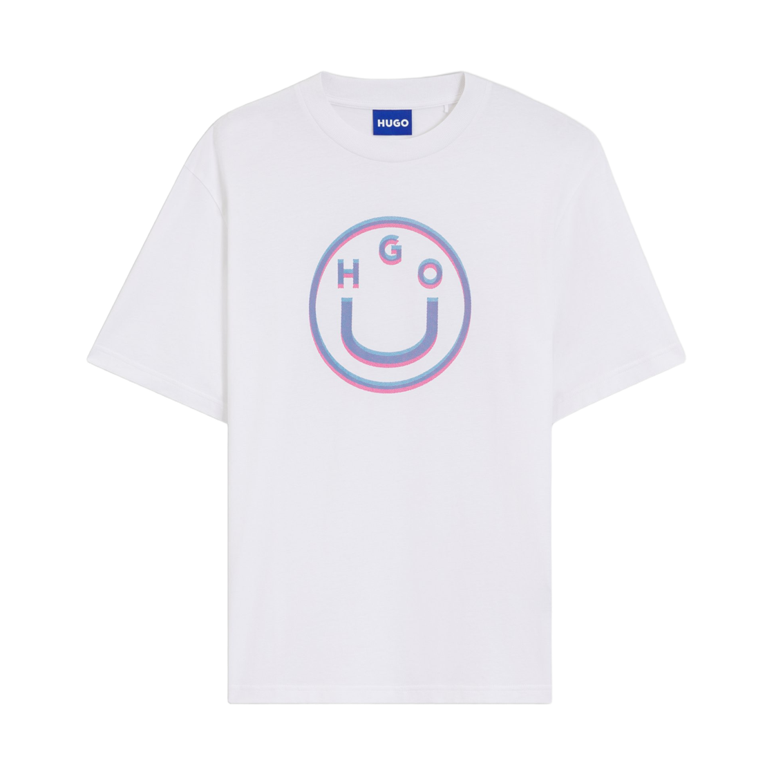 휴고 보스 코튼 저지 로고 그래픽 티셔츠 화이트(Hugo Boss Logo Graphic T-Shirt in Cotton Jersey White)