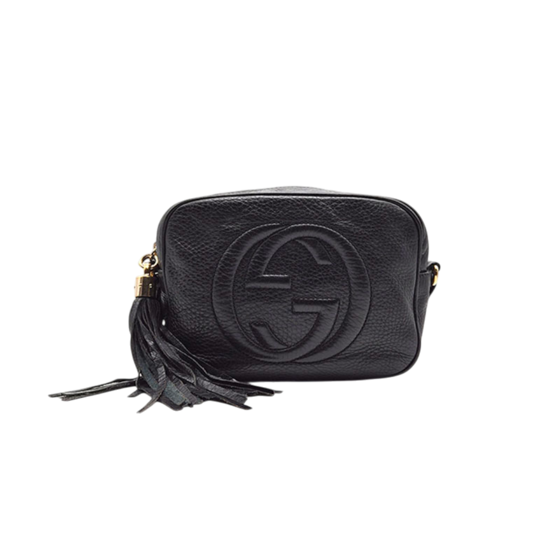 ITOTPJAF2IG4 Gucci Soho Tassel Disco Bag 308364 L147866