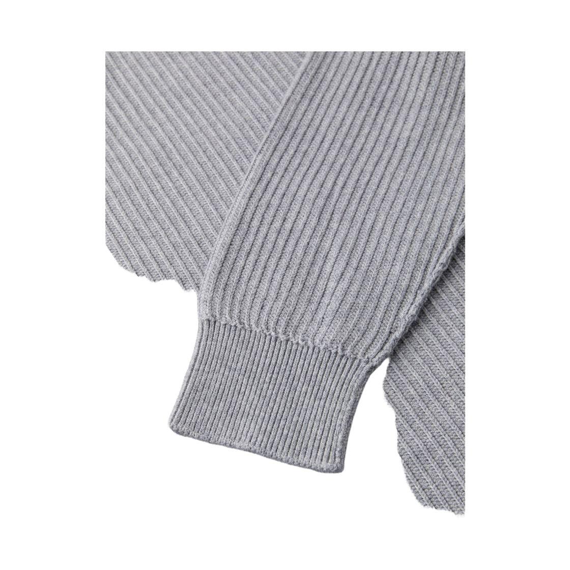 이로 오리스 리브드 카라 니트 스웨터 그레이(Iro Oris Ribbed Collar Knit Sweater Gray) - 5