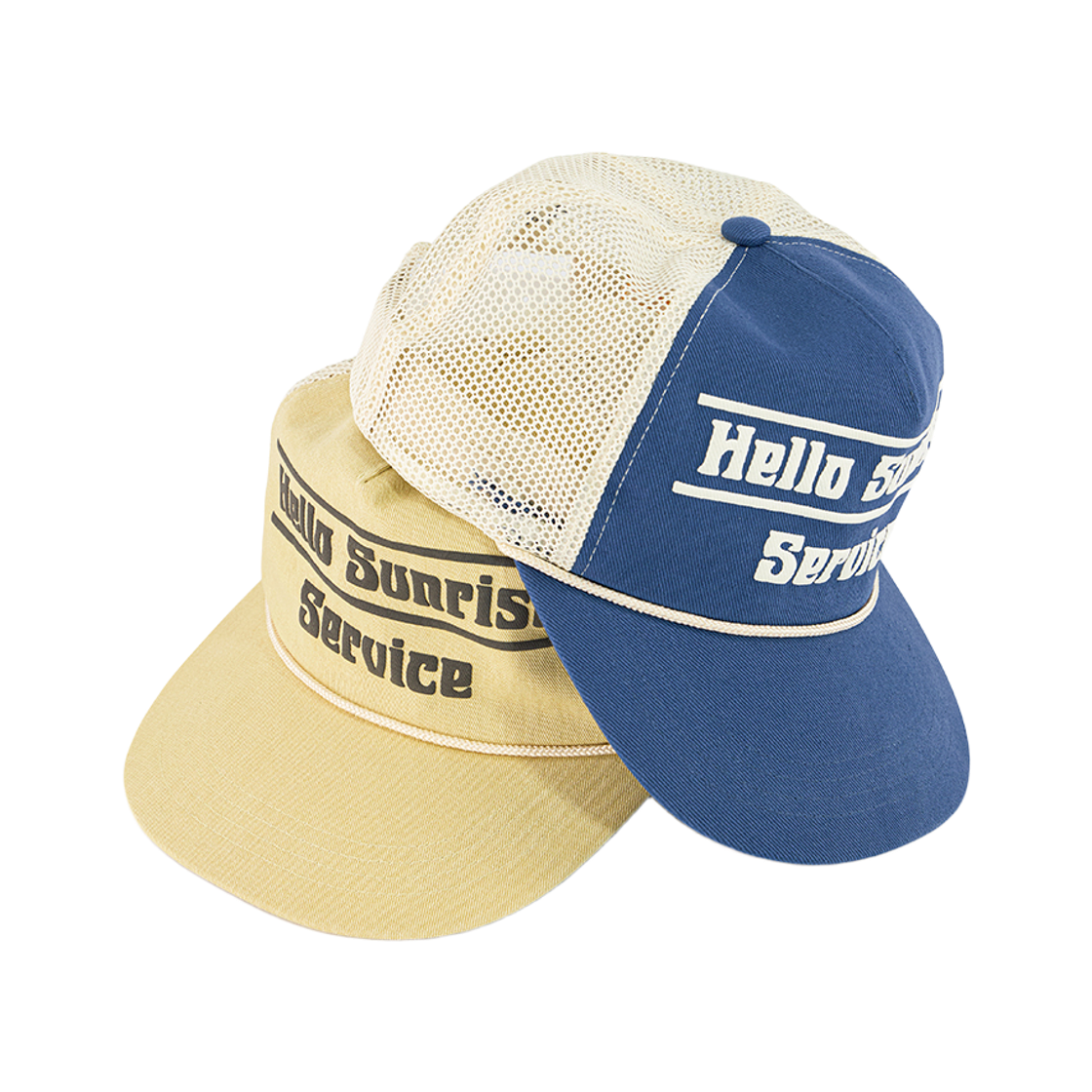 헬로선라이즈 서비스 로고 5패널 메쉬 캡 블루(Hello Sunrise Service Logo 5P Mesh Cap Blue) - 4