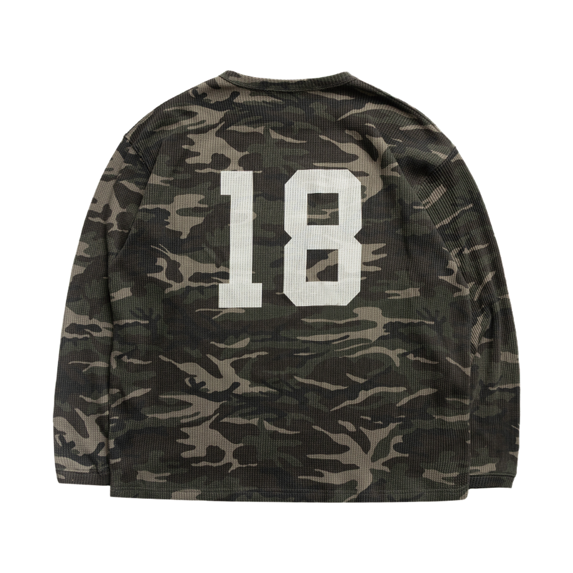 위얼드월드 18 카모플라쥬 와플 롱슬리브(Weird World 18 Camouflage Waffle Long Sleeve)