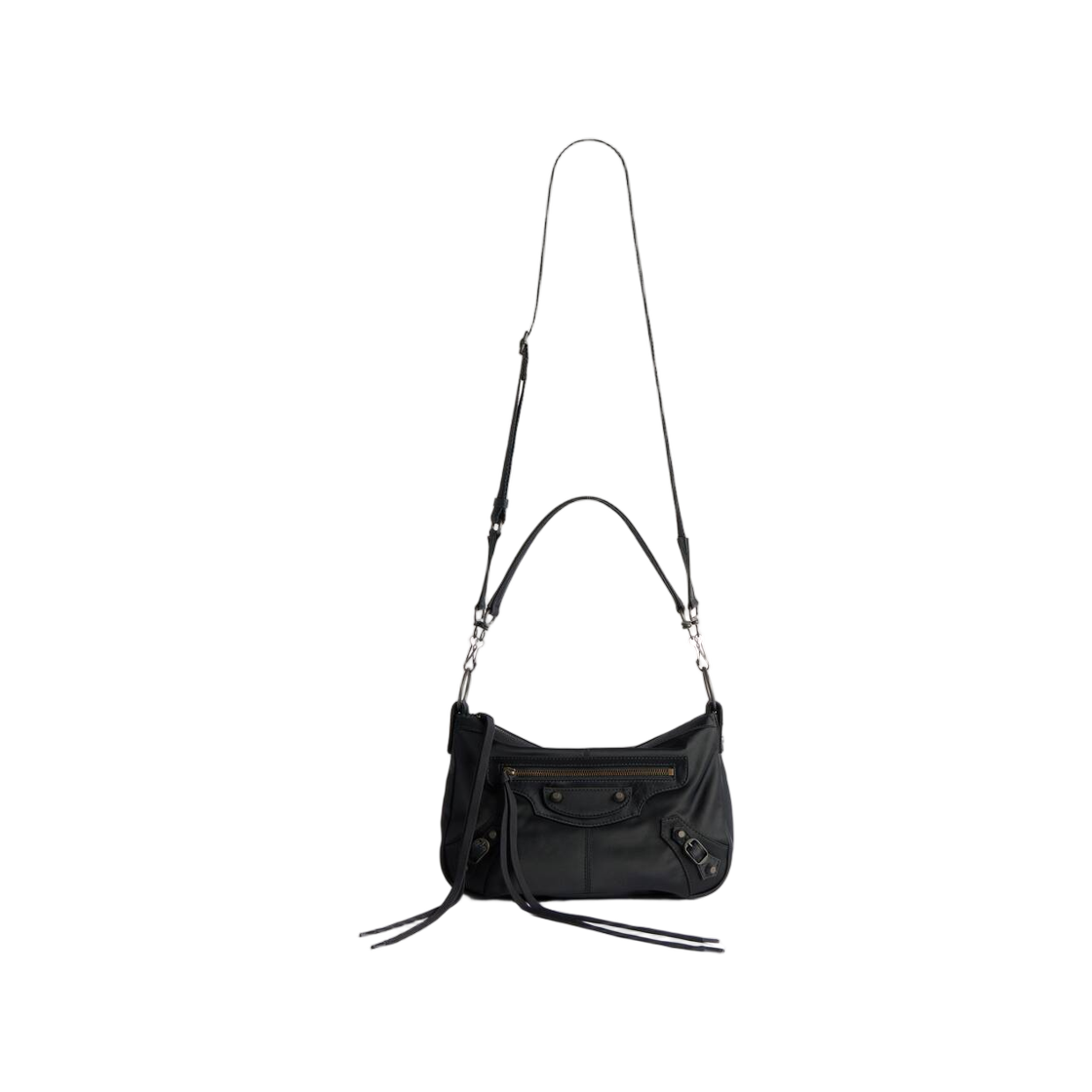 8461882AB9J1000 Balenciaga Le City Moto Small Black