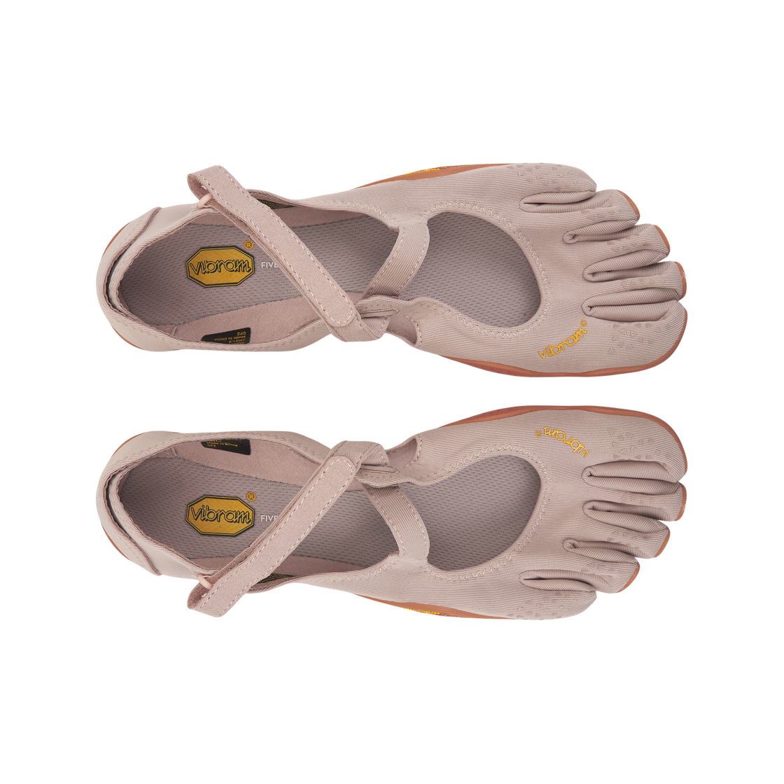 (W) 비브람 파이브핑거스 V 소울 더스티 핑크 코랄 오렌지((W) Vibram Fivefingers V-Soul Dusty Pink Coral Orange) - 5
