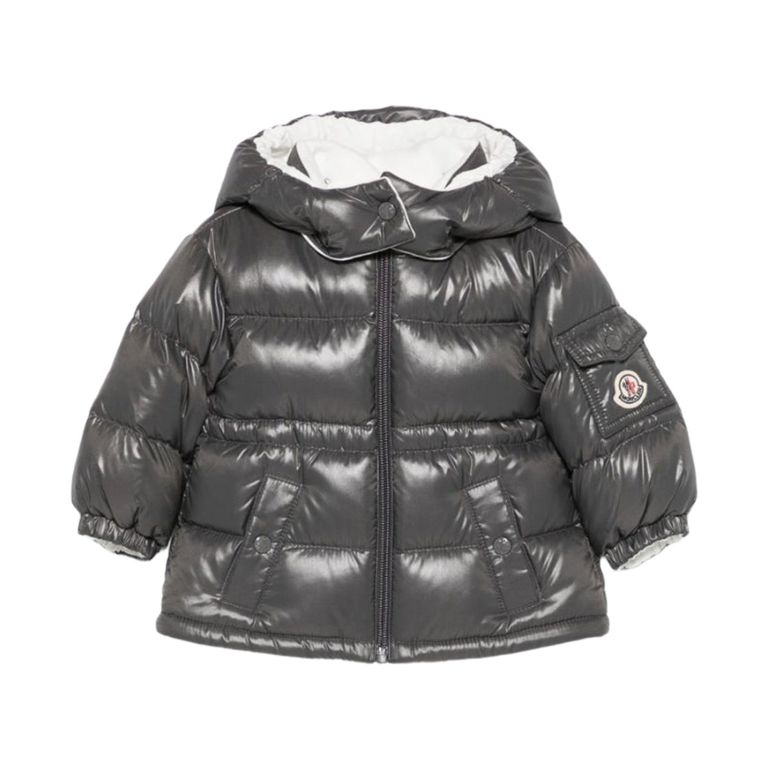 L2-951-1A00021-597Z8-92A (Kids) Moncler Maire Hooded Down Jacket Dark Gray - 26FW