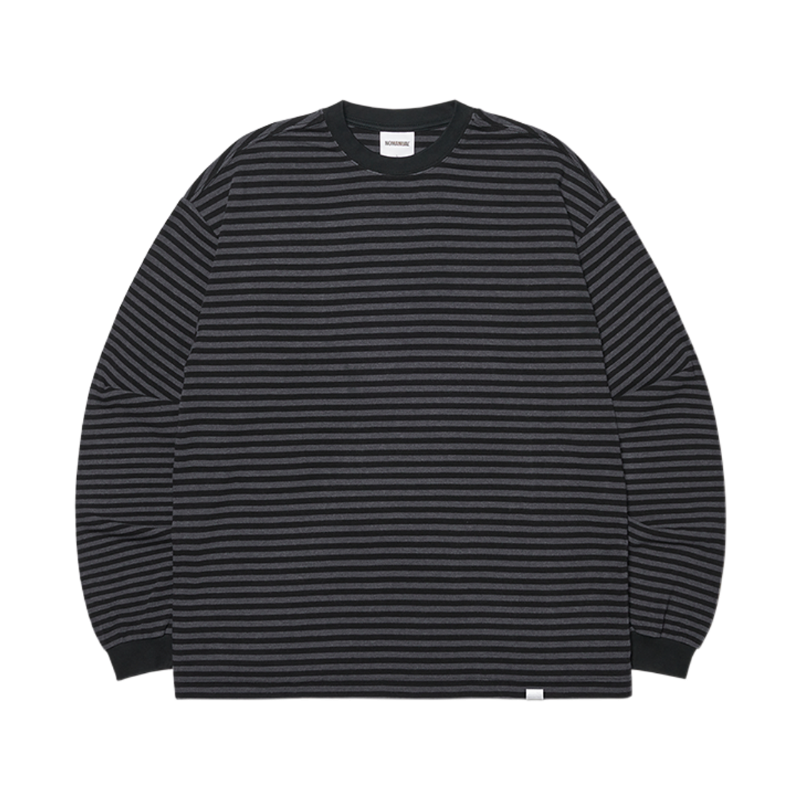 NMWF52LS13BLK NOMANUAL NM Border Long Sleeve Tee Black