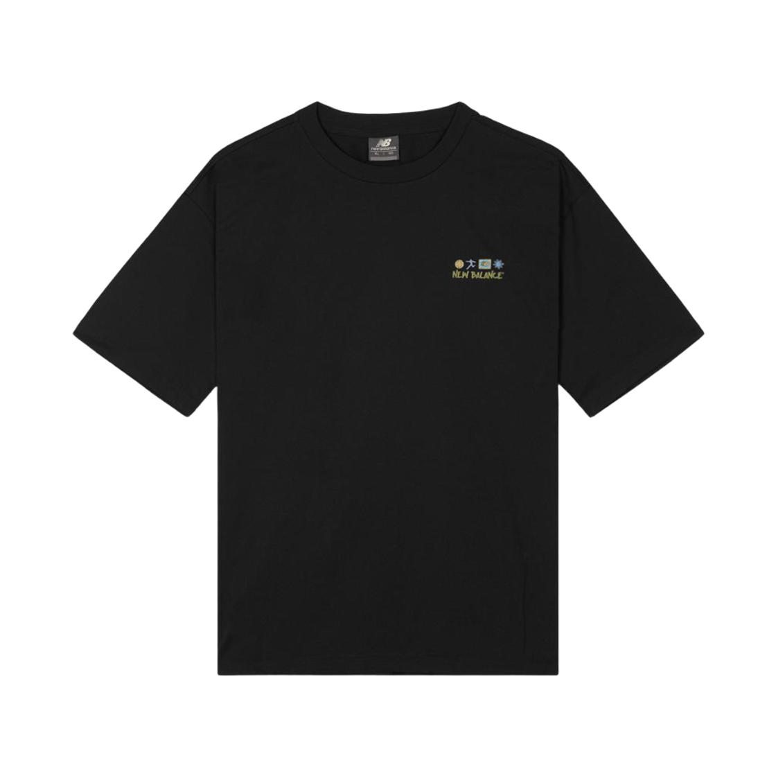 뉴발란스 써니 레이니 일러스트 숏슬리브 티셔츠 블랙(New Balance Sunny Rainy Illust Short Sleeve T-Shirt Black) - 2