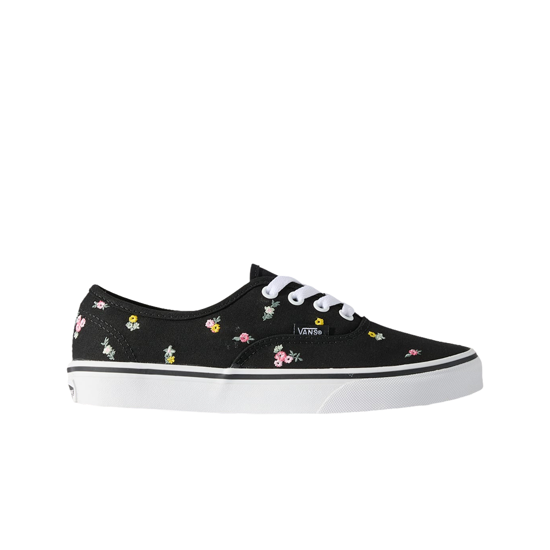 VN000Z1BB9P Vans Authentic Floral Embroidery Black Pink