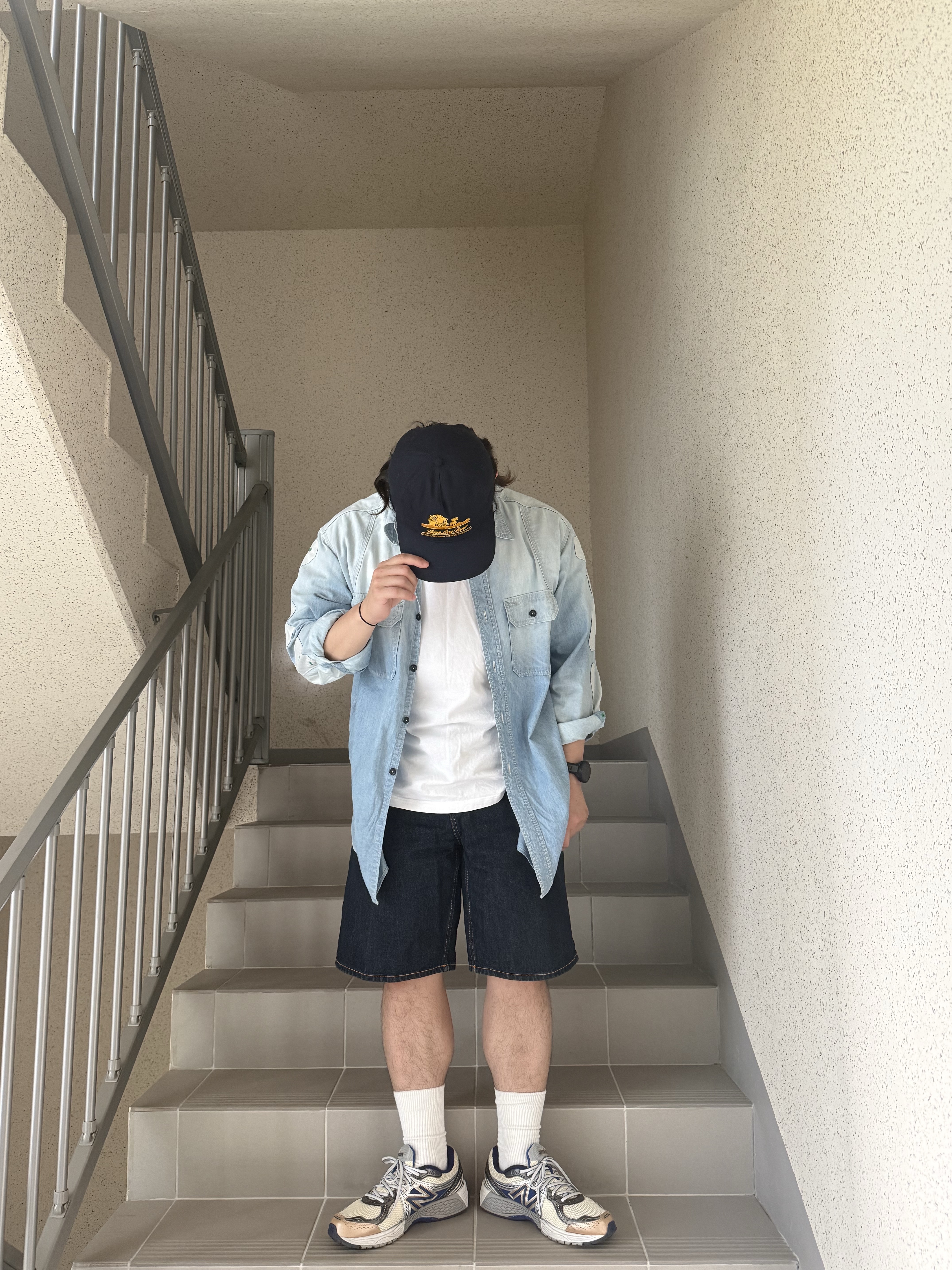 New Balance x Aime Leon Dore 860v2 Blue 착용 스타일 - 4