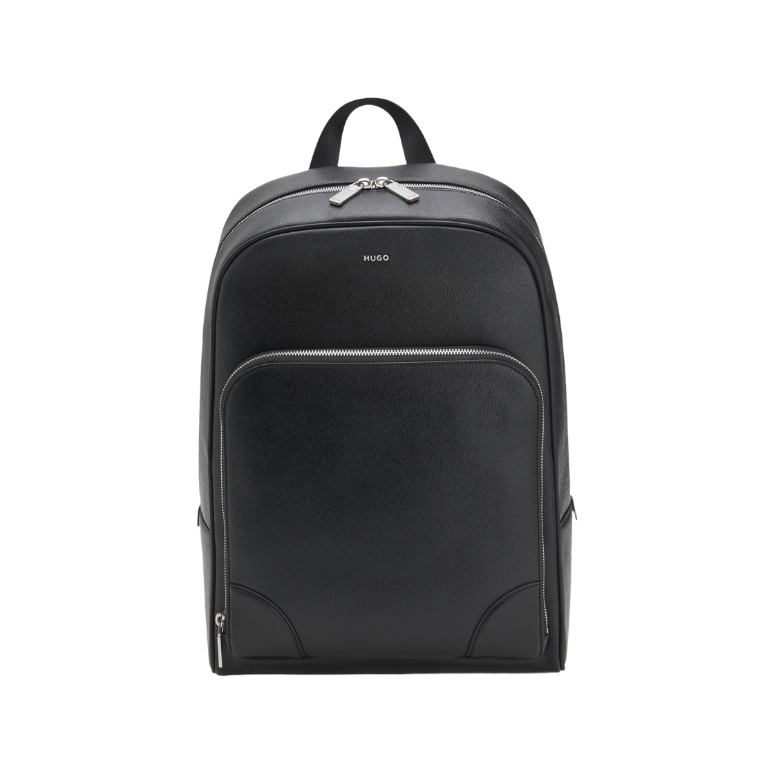 휴고 보스 실버 톤 트림 백팩 블랙(Hugo Boss Backpack with Silver Tone Trims Black) - 1