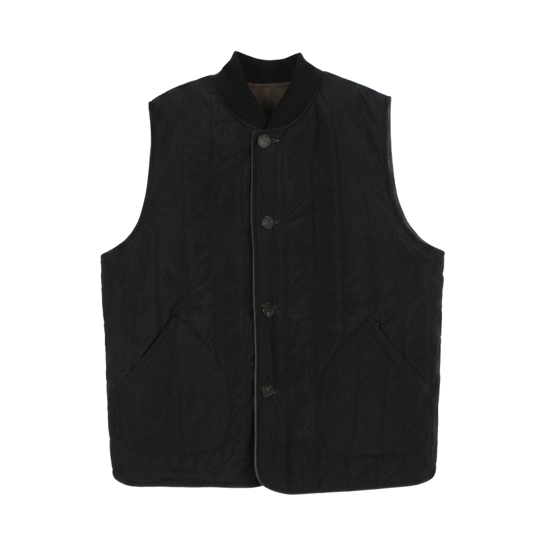 지크립 모던 퀼팅 & 모직라이크 리버서블 베스트 조끼 블랙(GCLIP Modern Quilting & Wool-Like Reversible Vest Black)