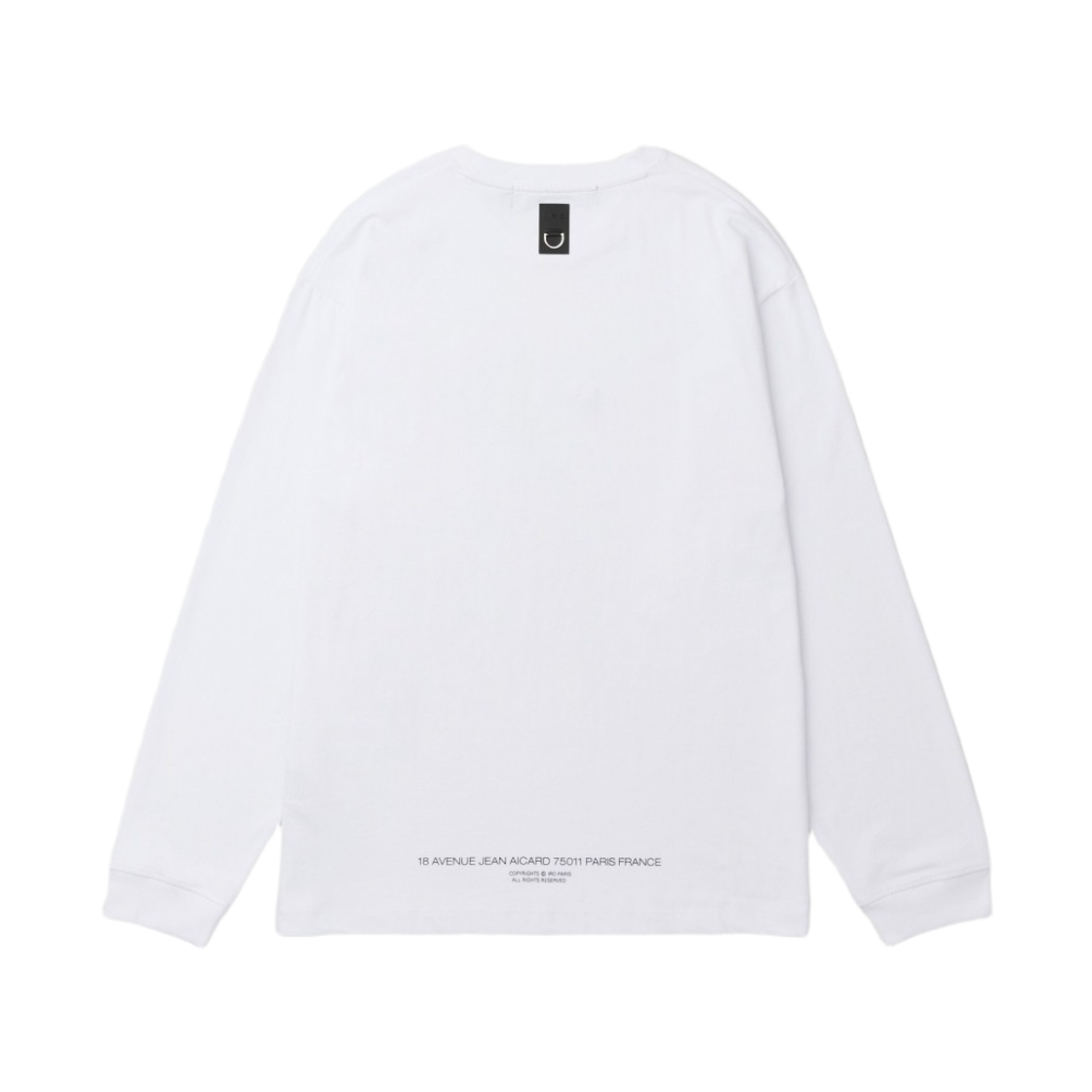 이로 자스프 로고 자수 긴팔 티셔츠 화이트(Iro Jaspe Logo Embroidery Long Sleeve T-Shirt White) - 3