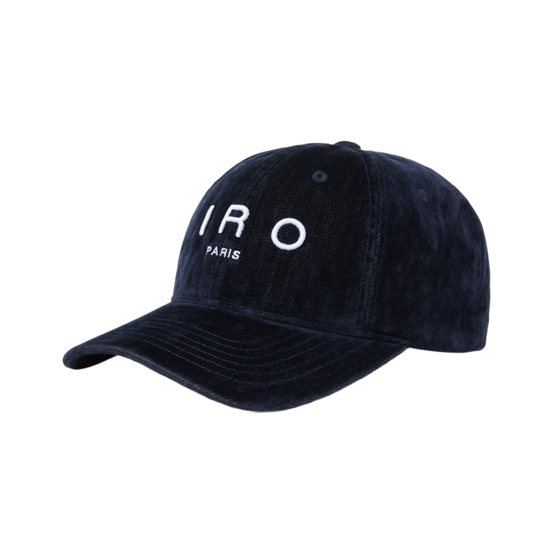 이로 블뢰 벨벳 데님 볼캡 네이비(Iro Bleu Velvet Denim Ball Cap Navy) - 2