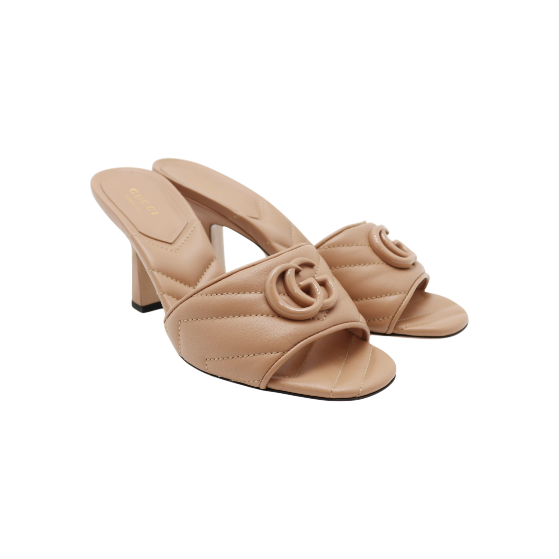 구찌 739133 더블 G 슬라이드 미들 힐(Gucci Double G Slide Mid Heel 739133)