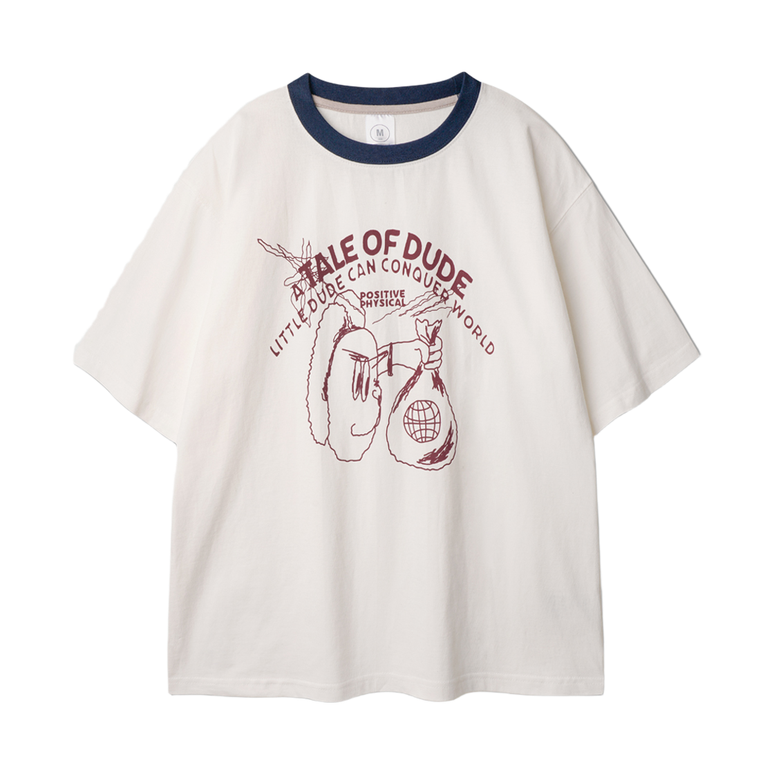 제멋 듀드 반팔티셔츠 아이보리 JIST2629(JEMUT Dude Short T-shirt Ivory JIST2629)