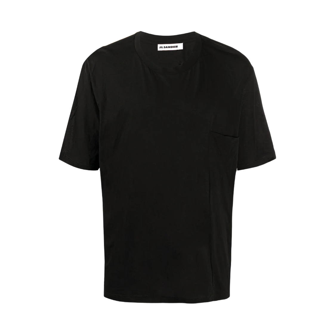 질 샌더 숏슬리브 라운드 티셔츠 블랙(Jil Sander Short Sleeve Round T-Shirt Black)